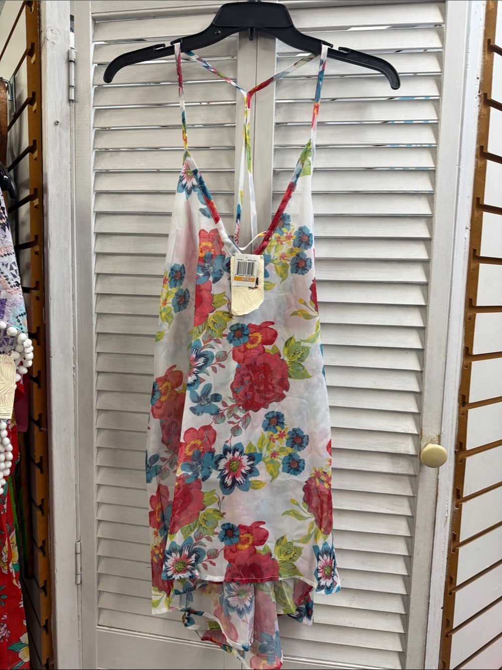 Floral Spaghetti-Strap Sundress